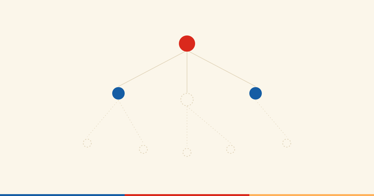 Illustration abstraite d'une structure organisationnelle en construction