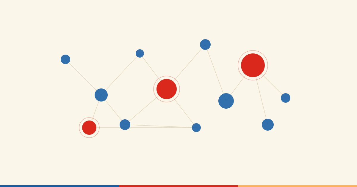 Illustration abstraite d'une cartographie de risques